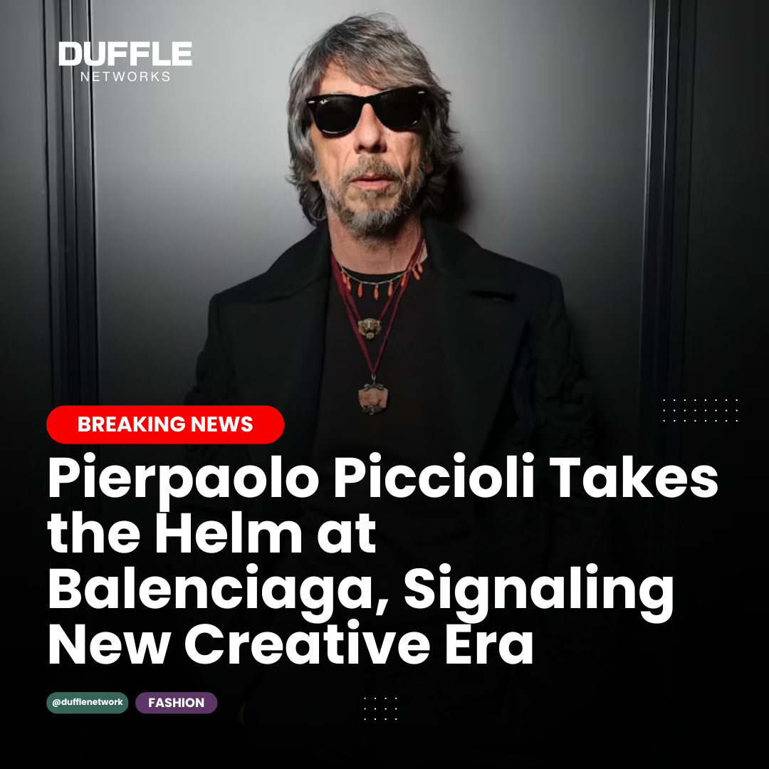 Pierpaolo Piccioli Joins Balenciaga as Creative Director, Ushering in a New Era