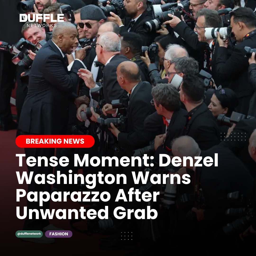 Denzel Washington Confronts Photographer on the Red Carpet at Spike Lee Event