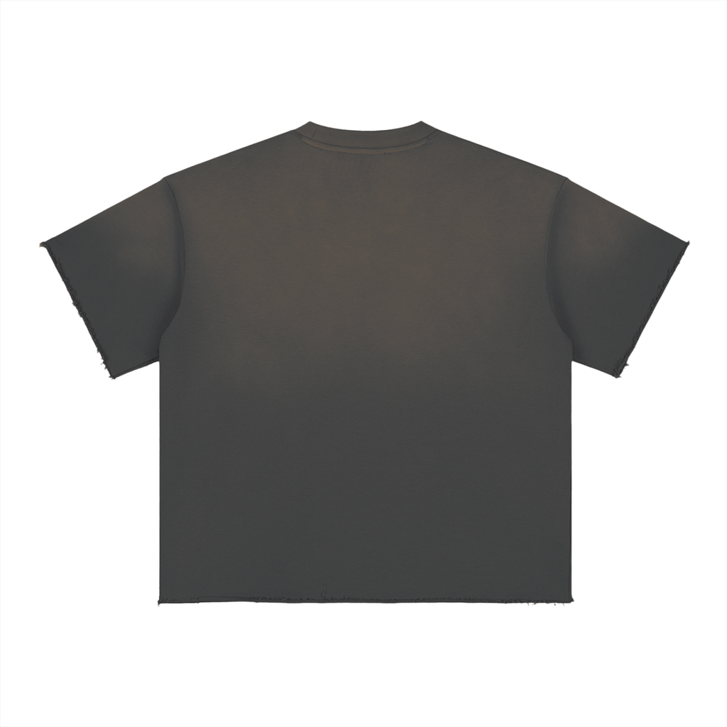 DUFFLE Sun Fade Raw Edge T-Shirt