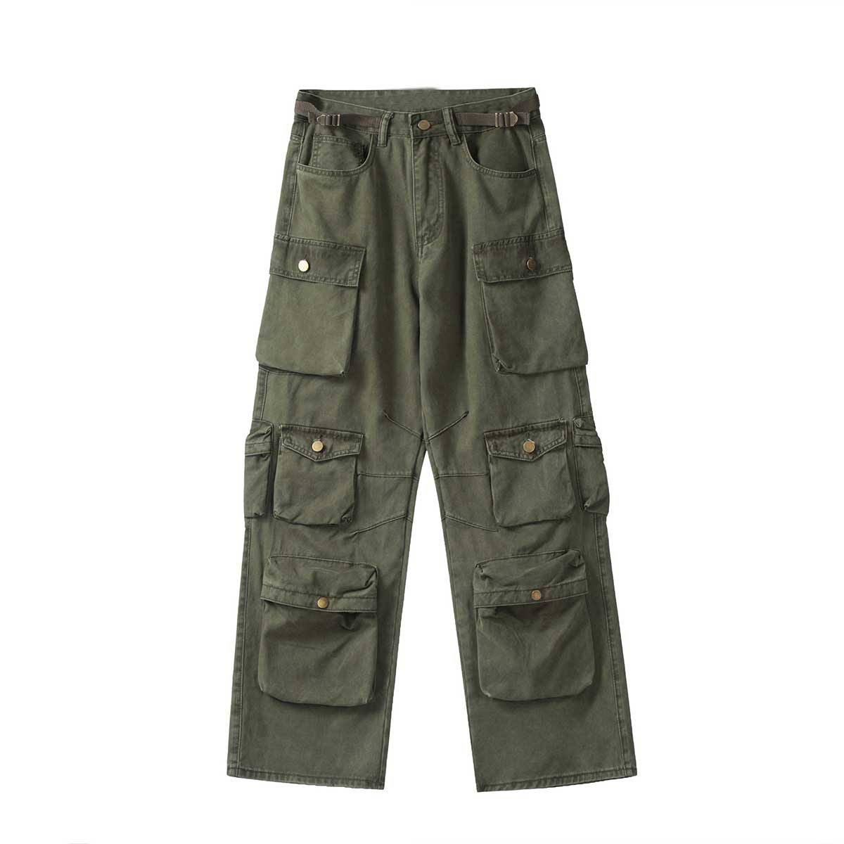 Vintage Multi-Pocket Cargo Pants