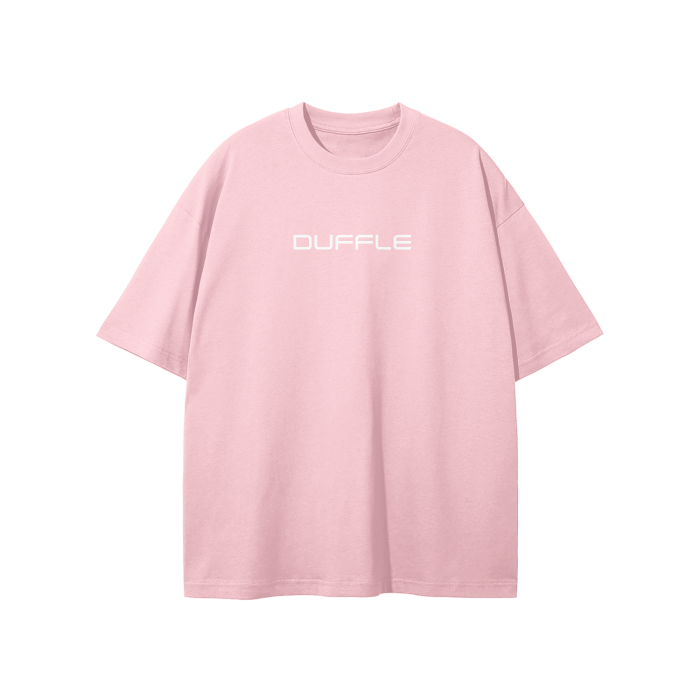 DUFFLE LOGO Solid Color Loose Fit FOG T-Shirt