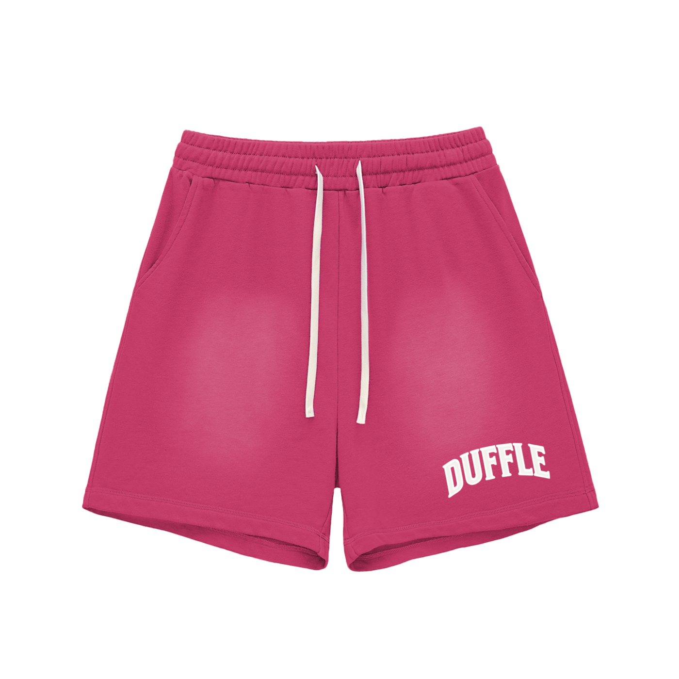 DUFFLE Sun Fade Raw Edge Cotton Shorts