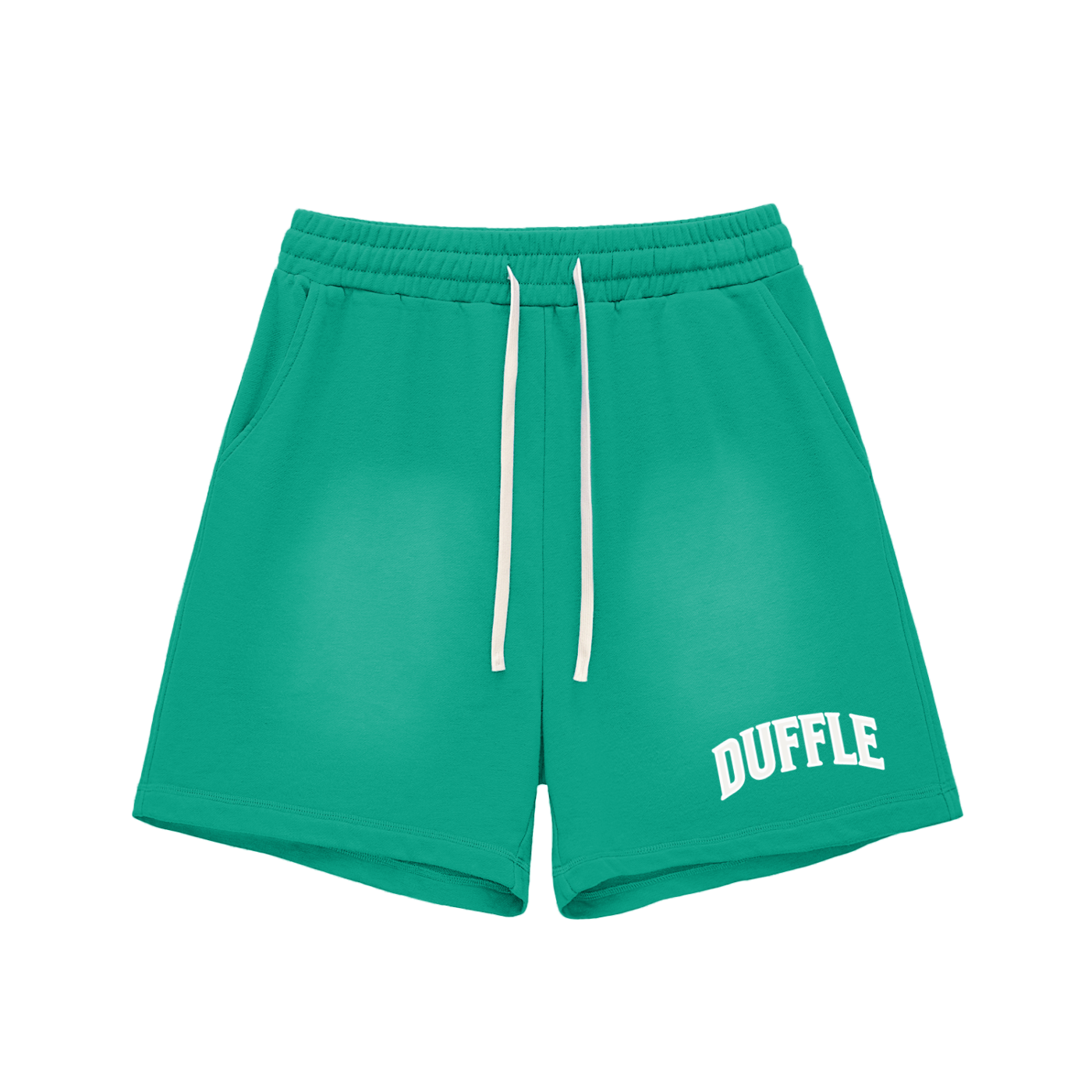 DUFFLE Sun Fade Raw Edge Cotton Shorts