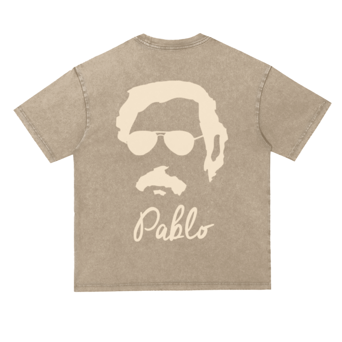 Pablo Heavyweight  Oversize Acid Wash Tee