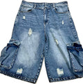 Men's Washed Denim Jorts