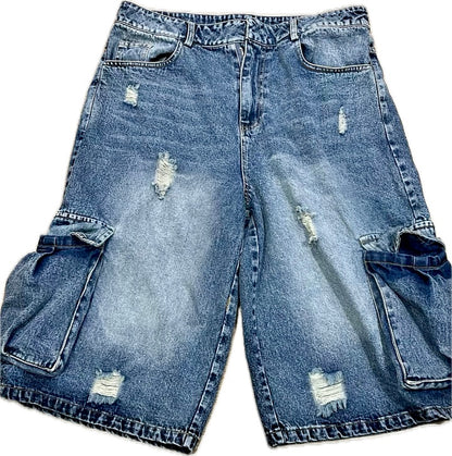 Men's Washed Denim Jorts
