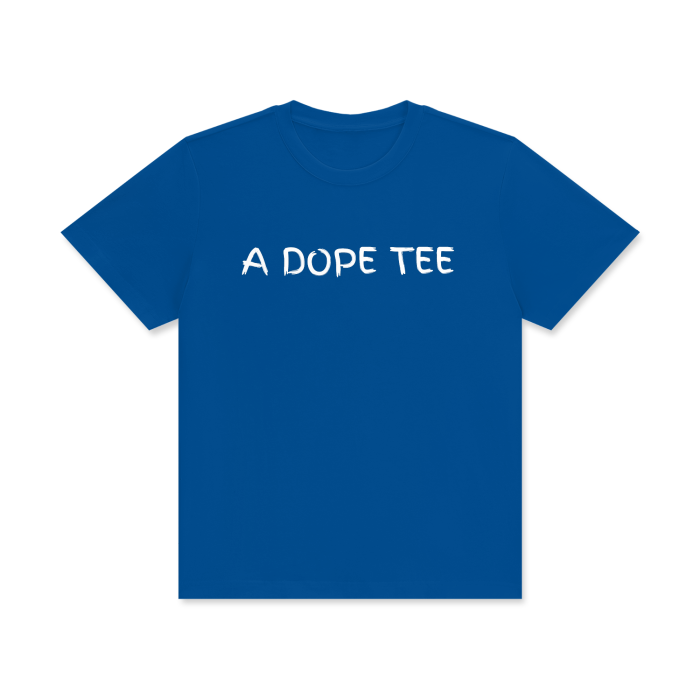 A Dope Tee Classic Crew Neck Cotton T-Shirt
