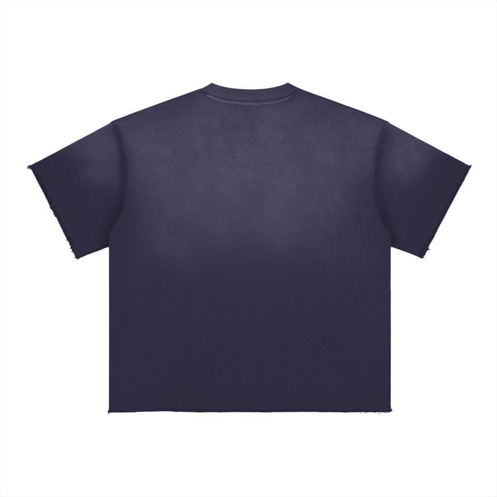 DUFFLE Sun Fade Raw Edge T-Shirt