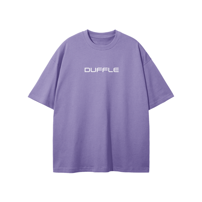 DUFFLE LOGO Solid Color Loose Fit FOG T-Shirt