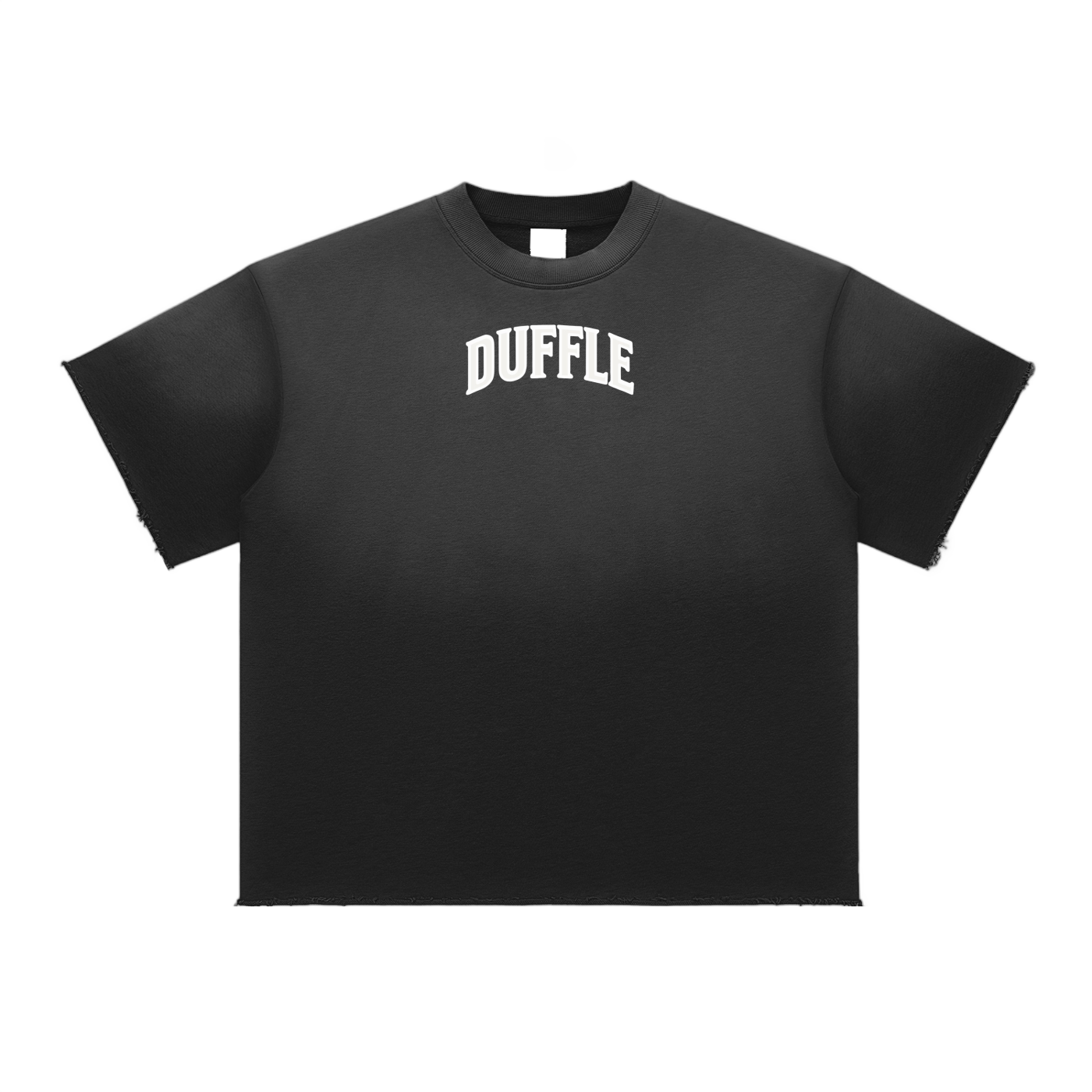 DUFFLE Sun Fade Raw Edge T-Shirt