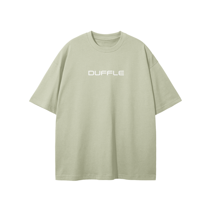 DUFFLE LOGO Solid Color Loose Fit FOG T-Shirt