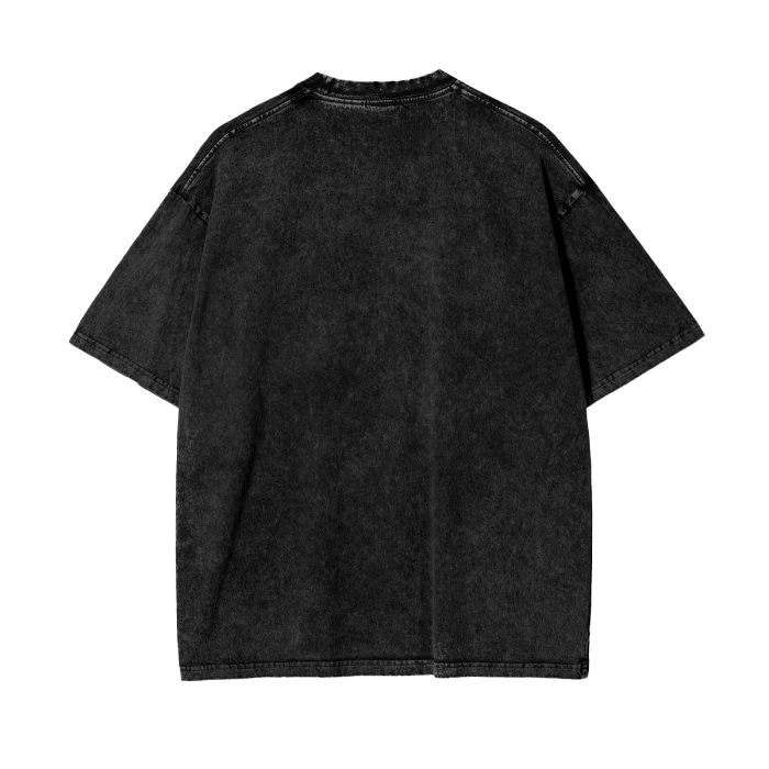 DUFFLE HOUSE Acid Wash Oversize Tee