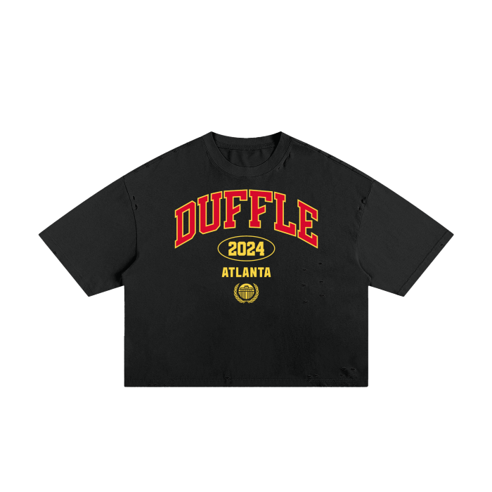 DUFFLE Classic Frayed Boxy Tee