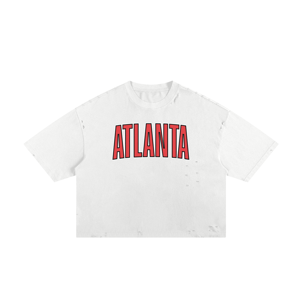 Atlanta Classic Frayed Boxy Tee