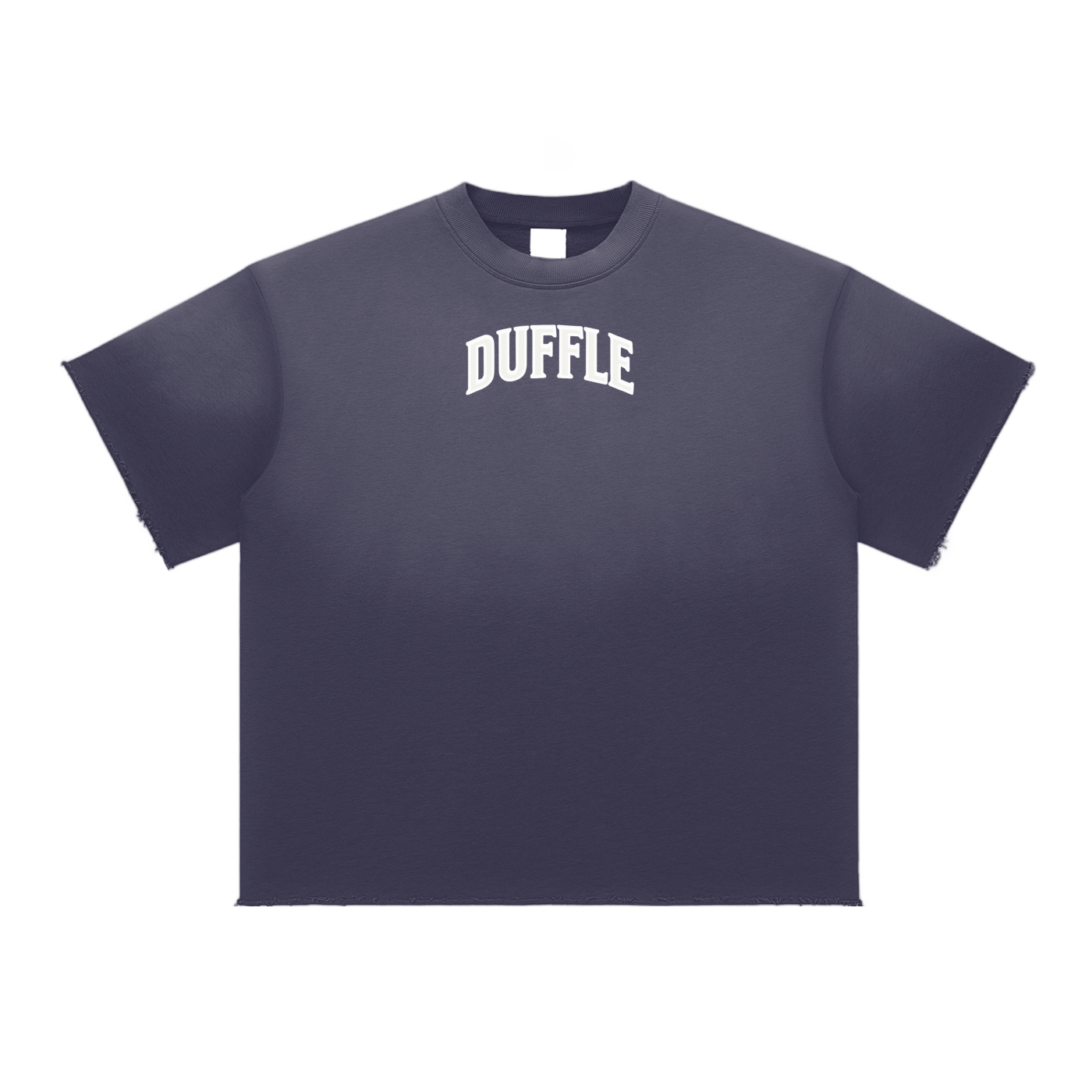 DUFFLE Sun Fade Raw Edge T-Shirt