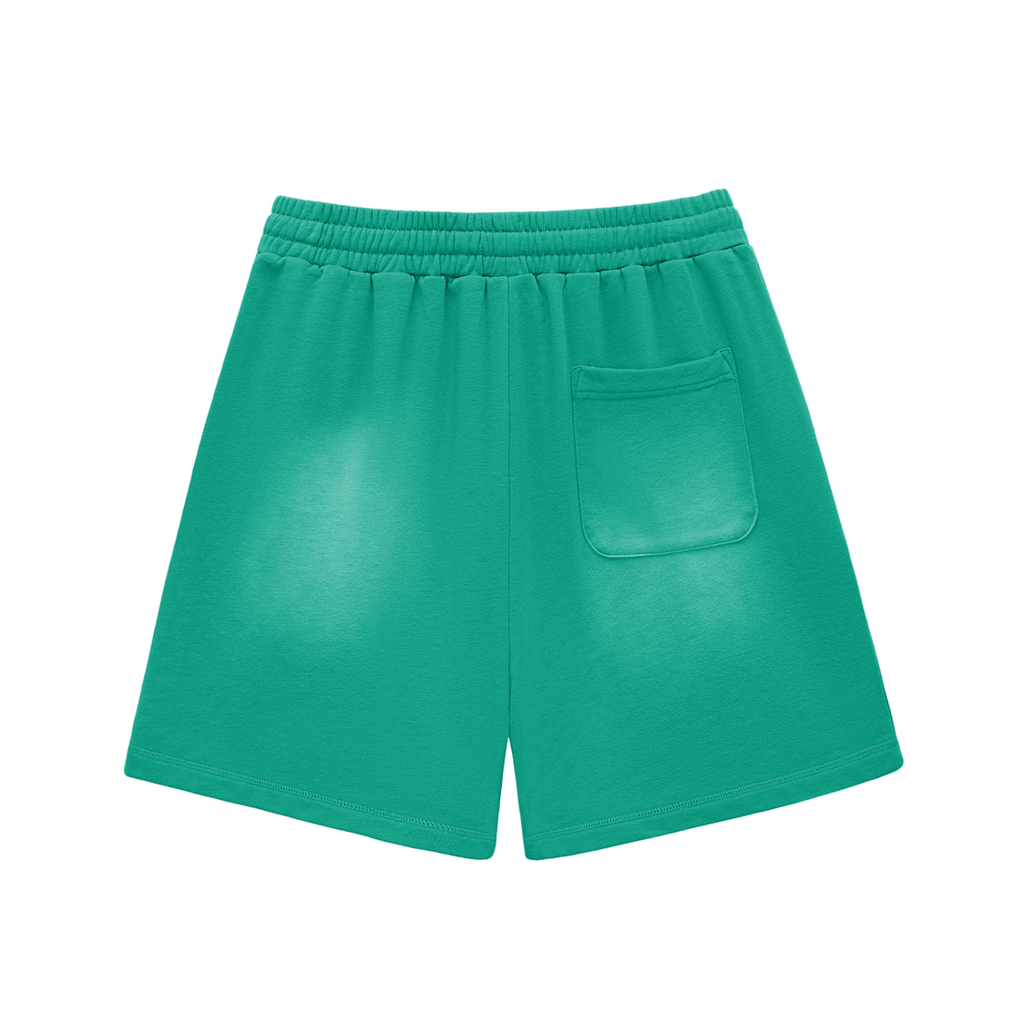 DUFFLE Sun Fade Raw Edge Cotton Shorts