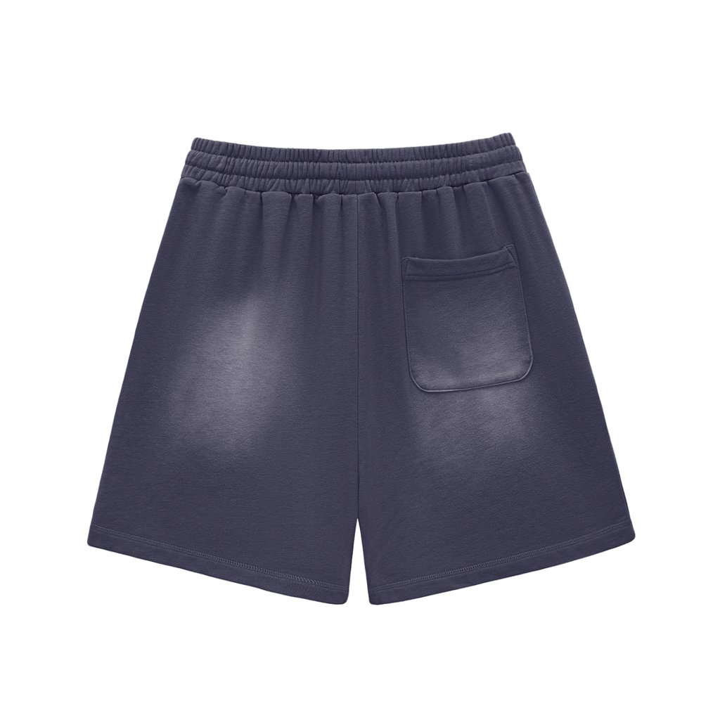 DUFFLE Sun Fade Raw Edge Cotton Shorts