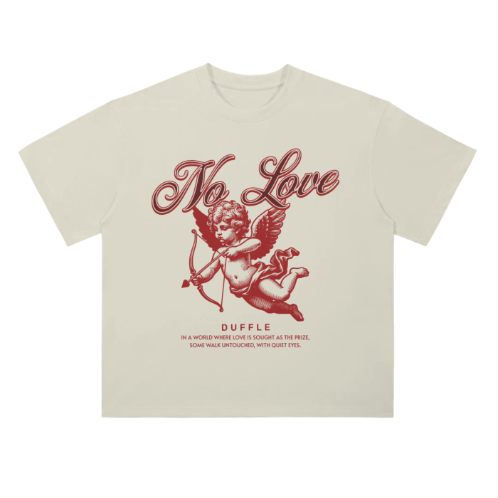 No Love Drop Shoulder T-Shirt