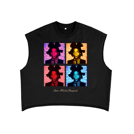 Basquiat French Terry Boxy Tank Top