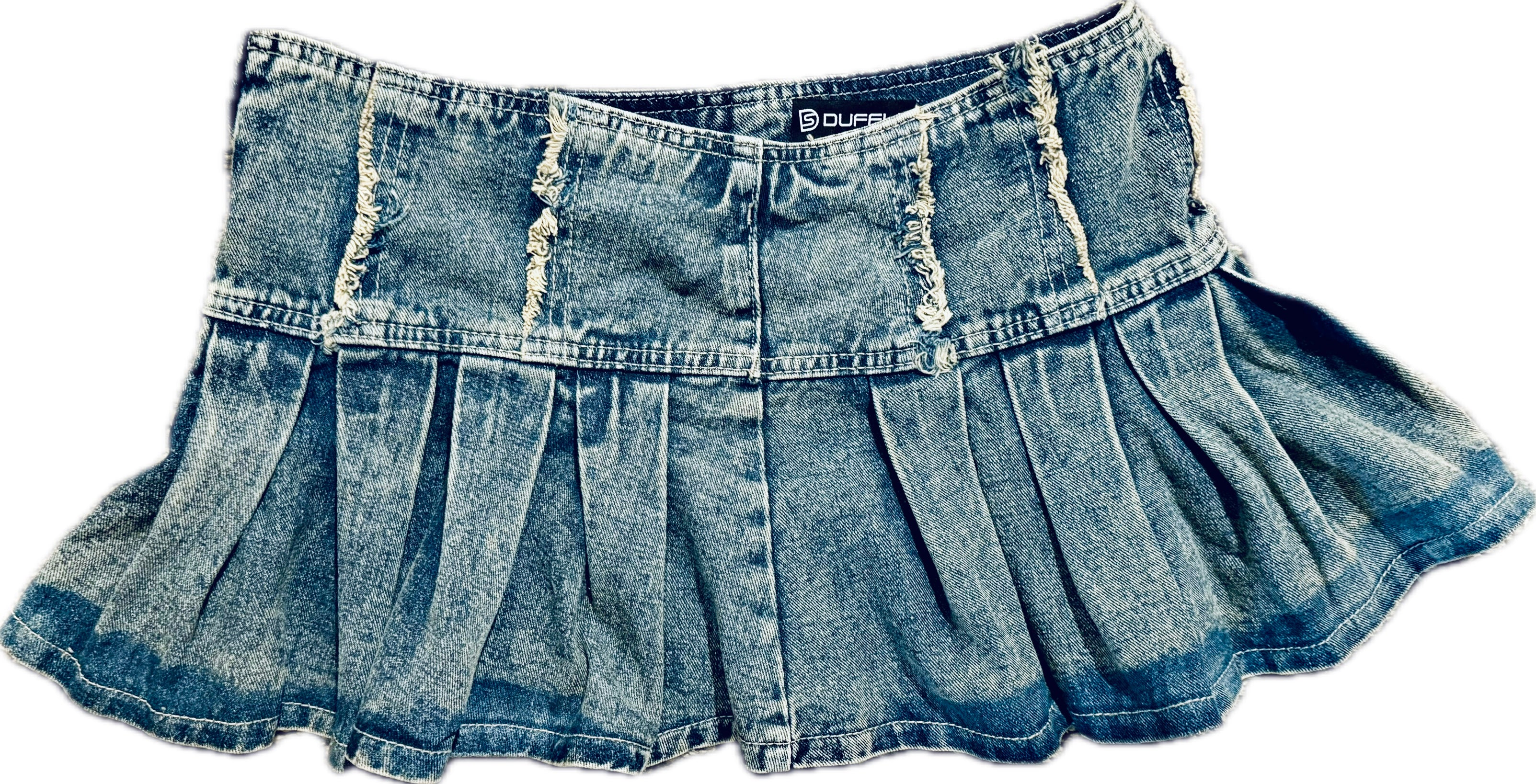 Distressed Skirt