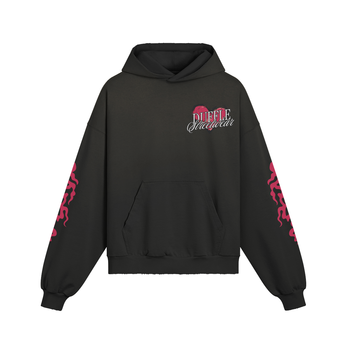 Distressed DUFFLE STREETWEAR TRASH HEART