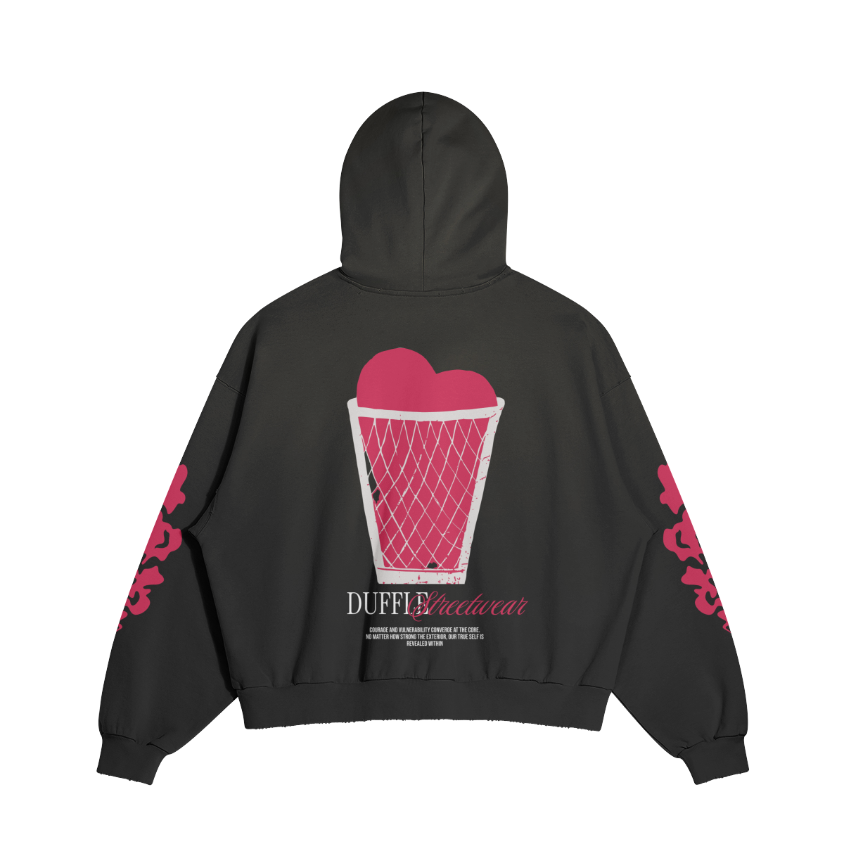 Distressed DUFFLE STREETWEAR TRASH HEART