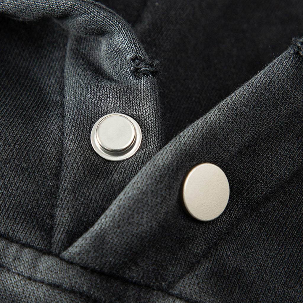 DUFFLE Snap Collar Hoodie