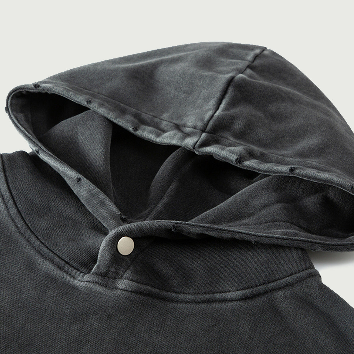DUFFLE Snap Collar Hoodie