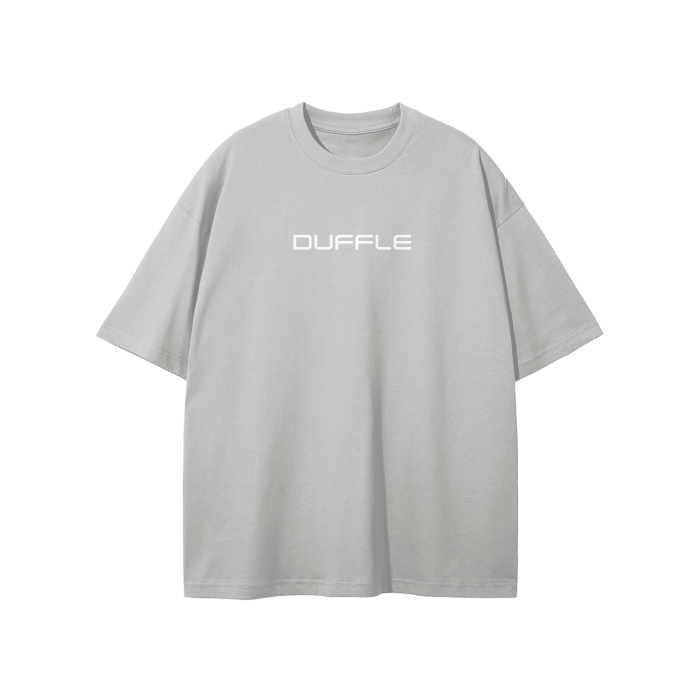 DUFFLE LOGO Solid Color Loose Fit FOG T-Shirt