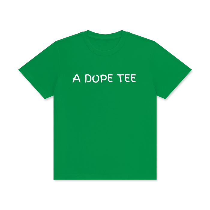 A Dope Tee Classic Crew Neck Cotton T-Shirt