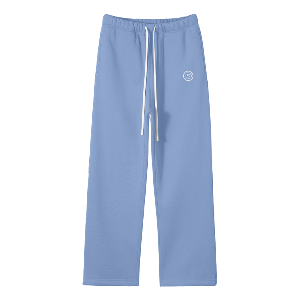 DS Unisex Solid Color Fleece Straight Leg Pants