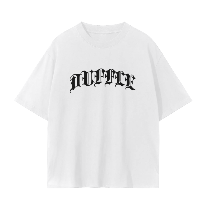 Vintage DUFFLE Regular Fit Drop Shoulder Seamless T-Shirt