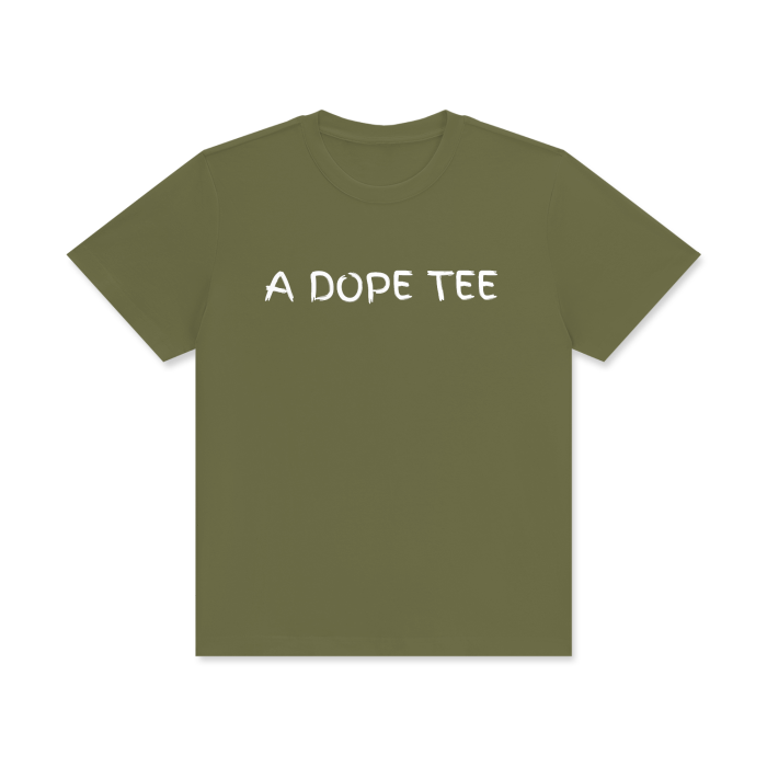 A Dope Tee Classic Crew Neck Cotton T-Shirt