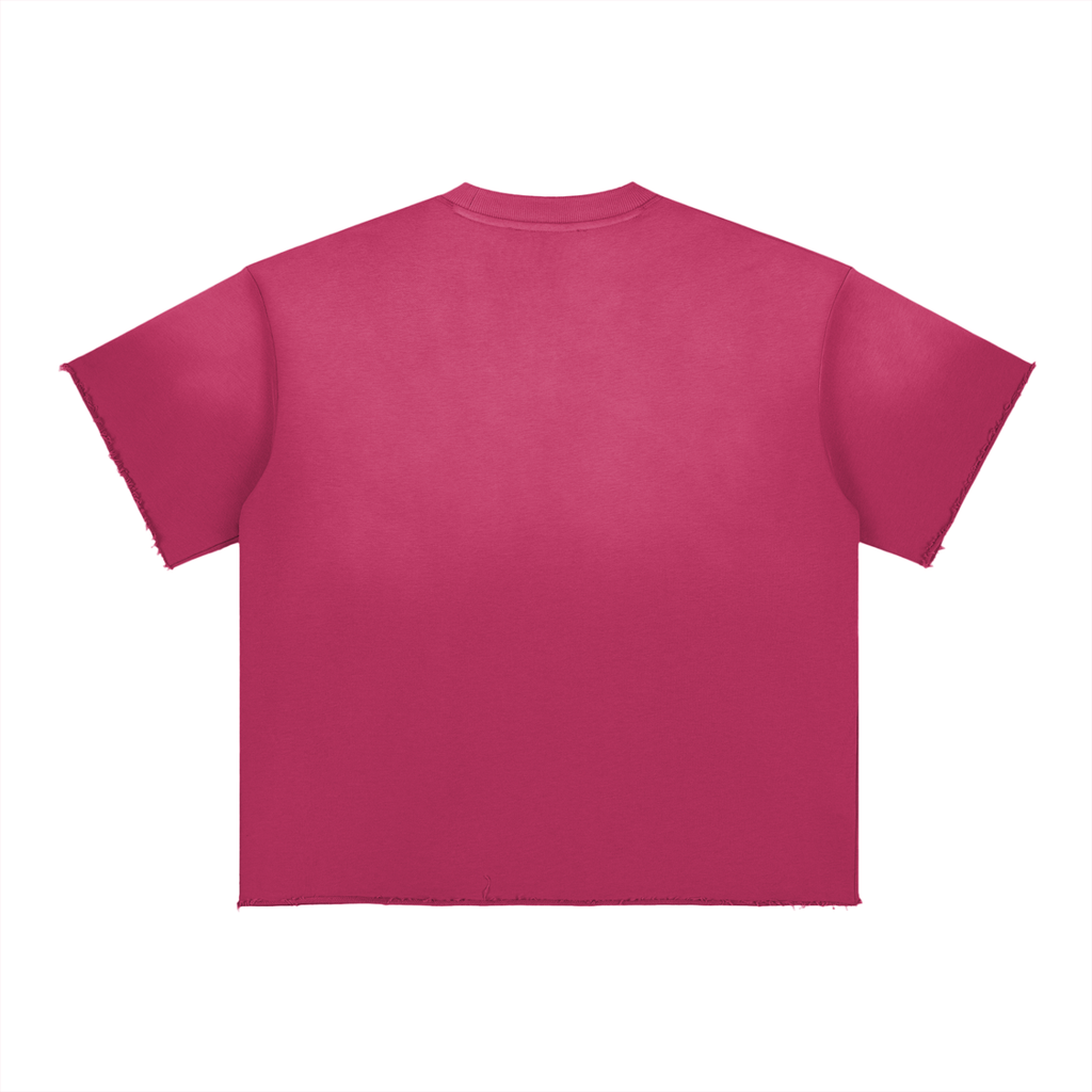 DUFFLE Sun Fade Raw Edge T-Shirt