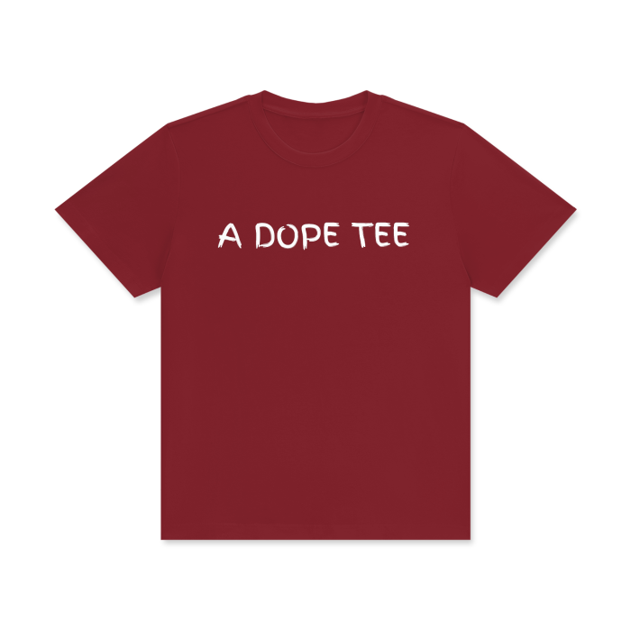 A Dope Tee Classic Crew Neck Cotton T-Shirt