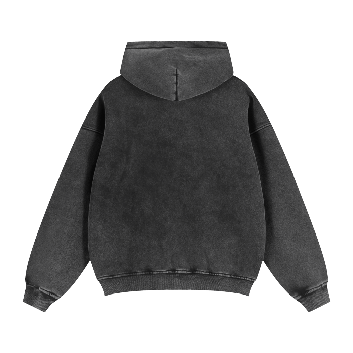 DUFFLE Zip-Through Boxy Hoodie