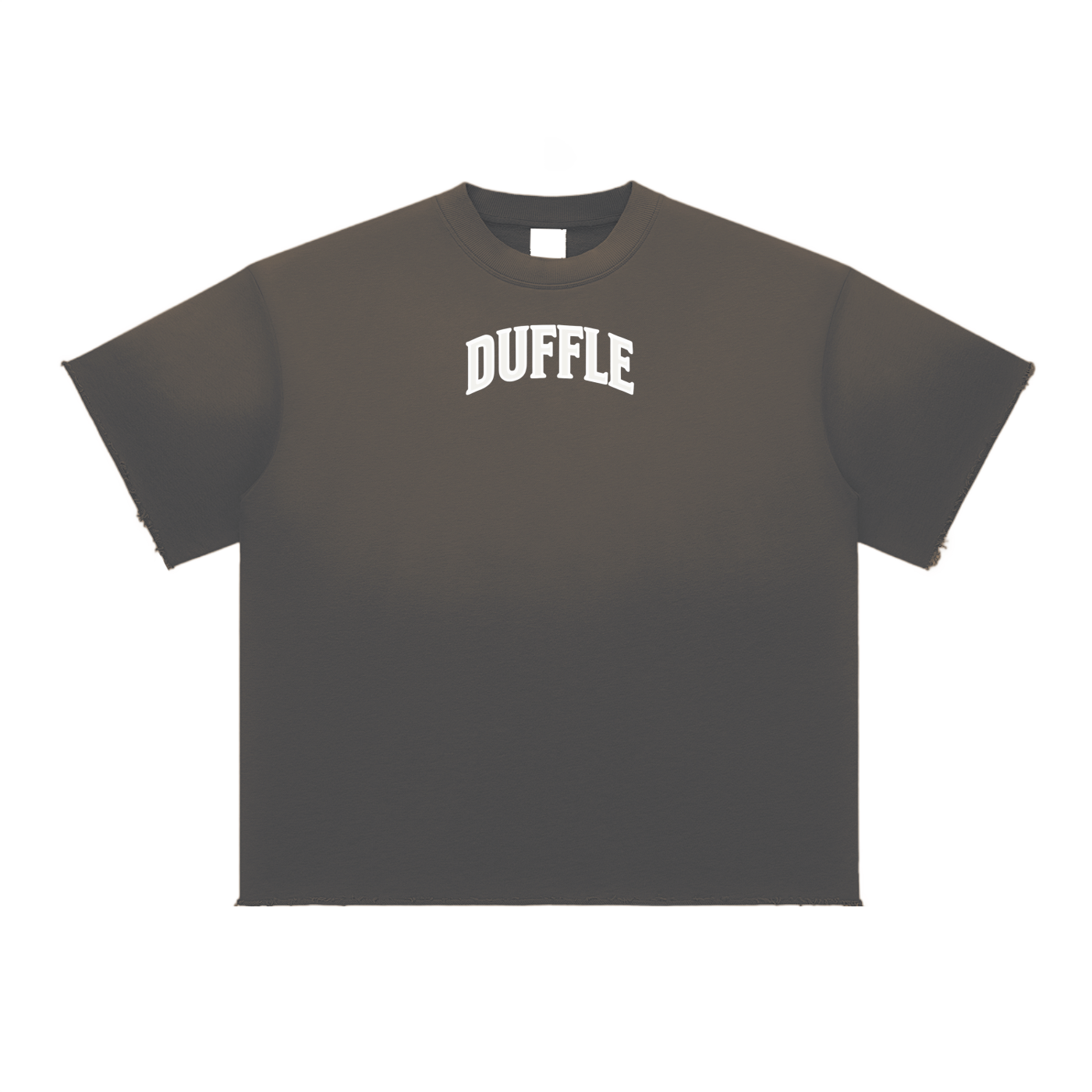 DUFFLE Sun Fade Raw Edge T-Shirt