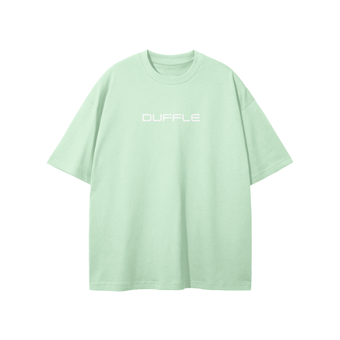 DUFFLE LOGO Solid Color Loose Fit FOG T-Shirt