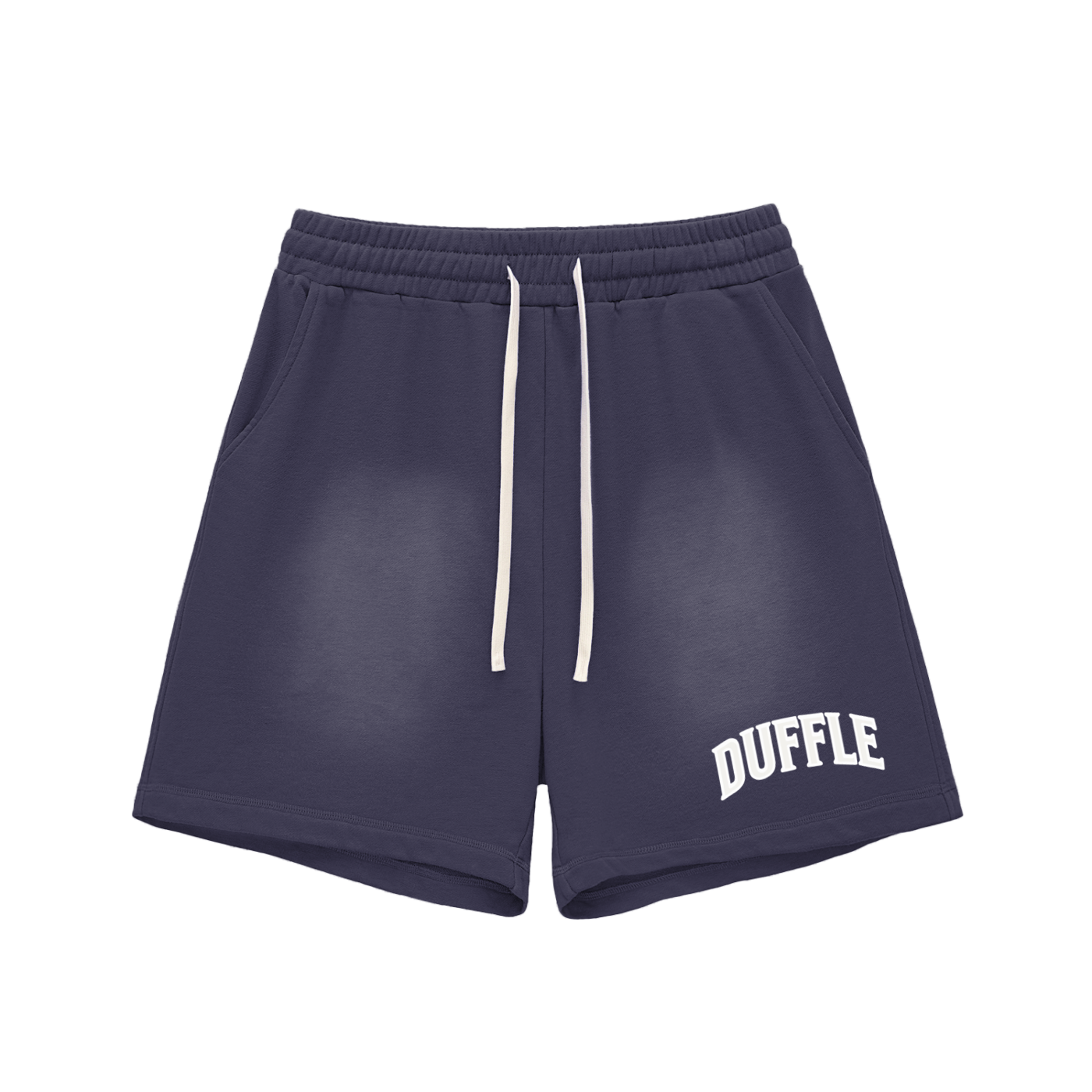 DUFFLE Sun Fade Raw Edge Cotton Shorts