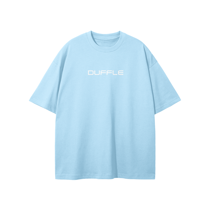 DUFFLE LOGO Solid Color Loose Fit FOG T-Shirt