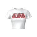 Atlanta Women's Fitted Crop Tee