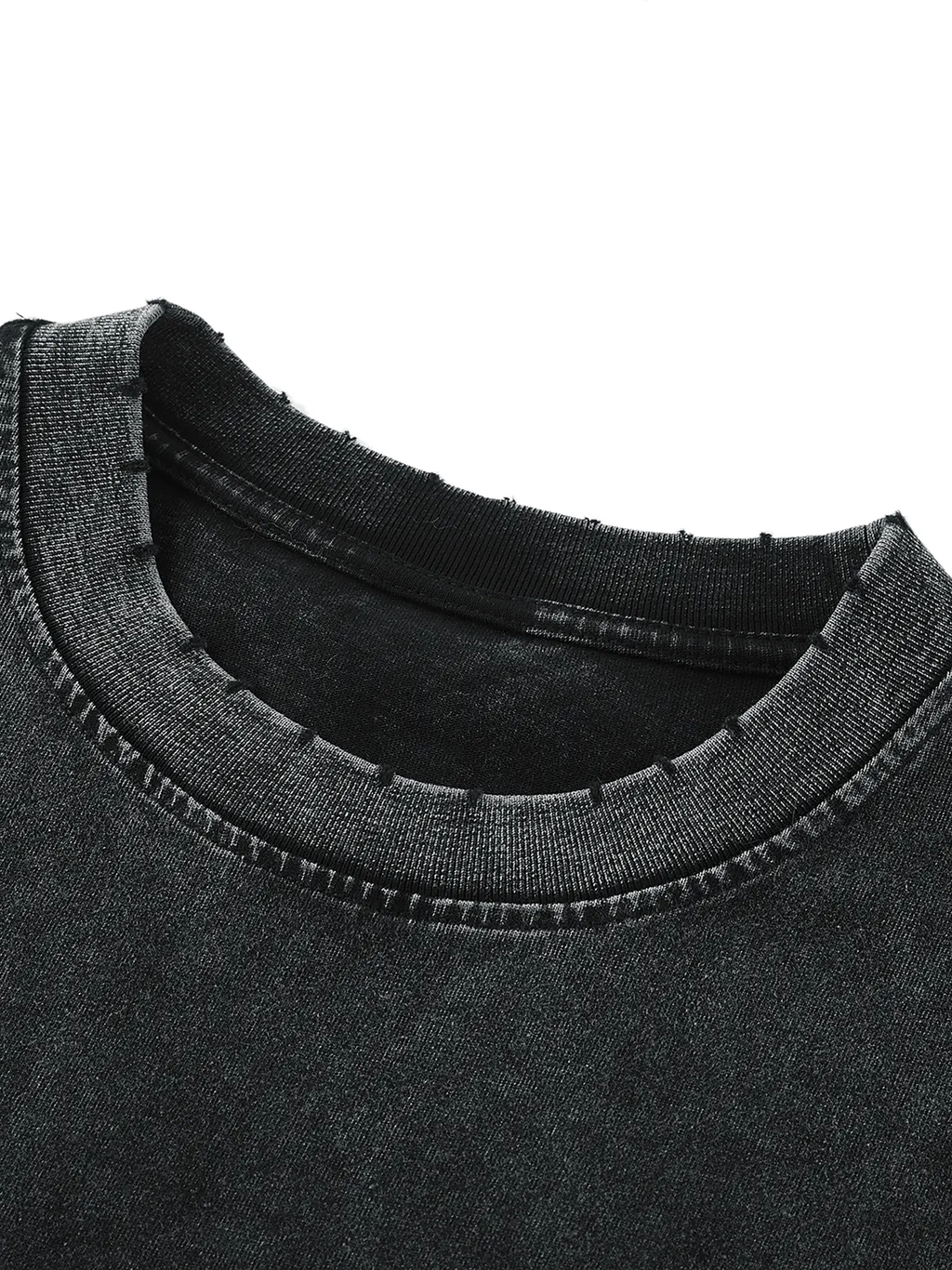 DUFFLE STREETWEAR Snow Washed Frayed Hem Tank Top