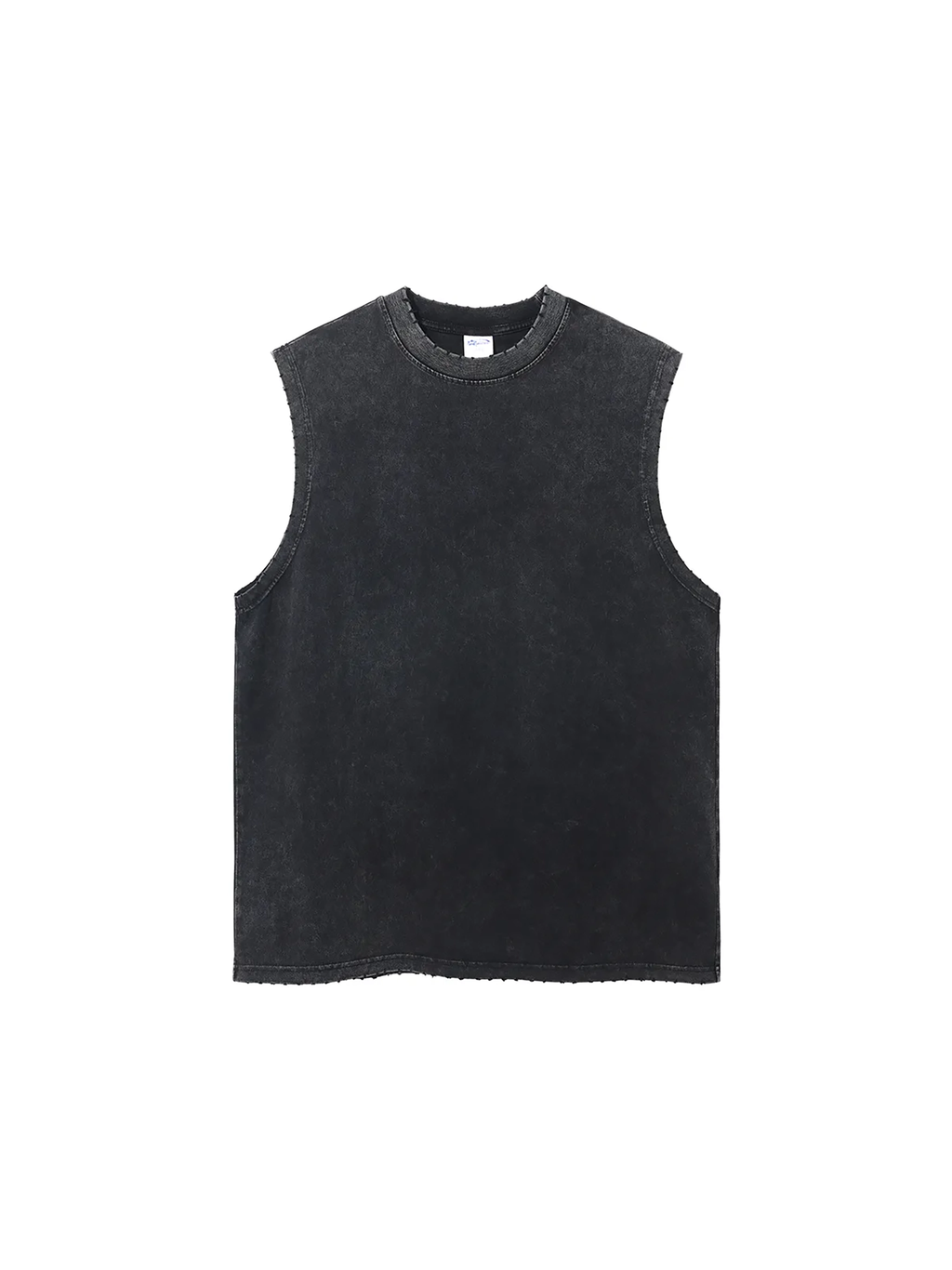 DUFFLE STREETWEAR Snow Washed Frayed Hem Tank Top