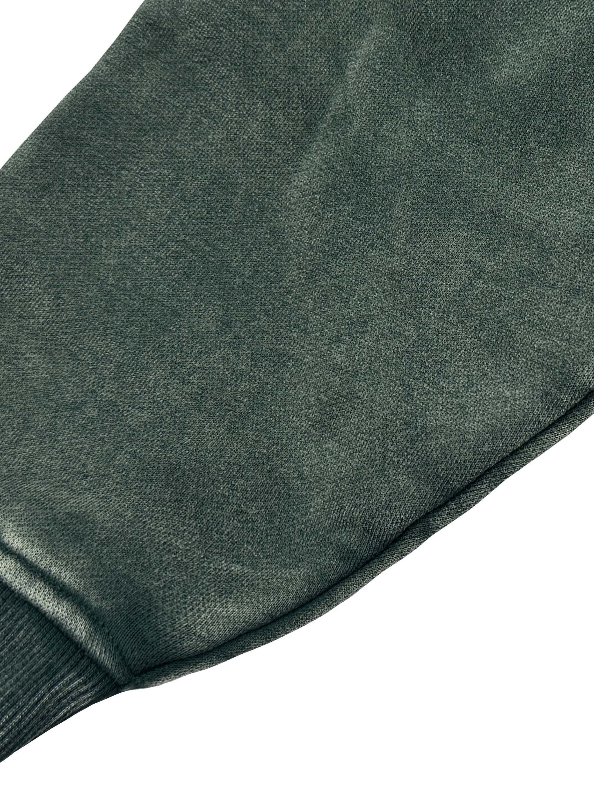 DUFFLE Streetwear Acid Washed Zip-up Hoodie