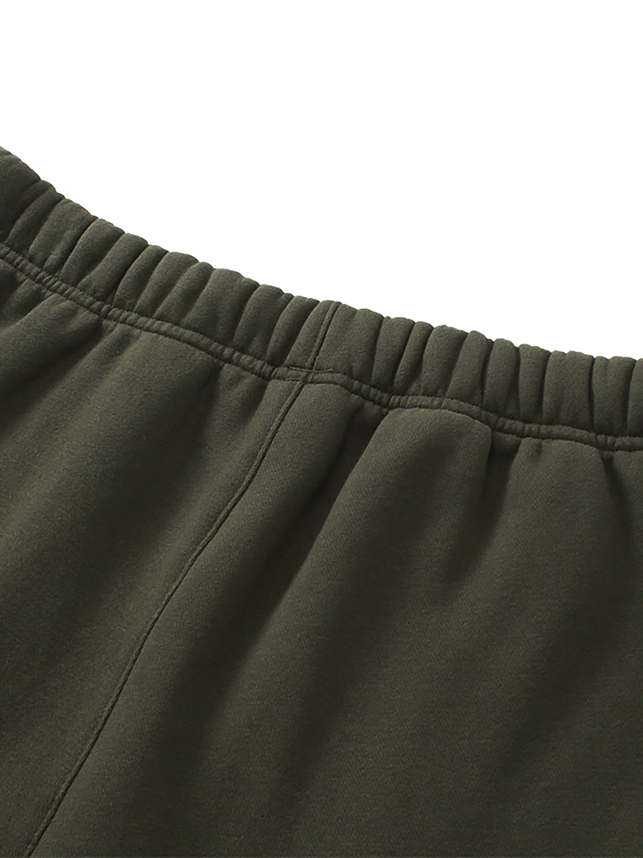 DS Unisex Solid Color Fleece Straight Leg Pants