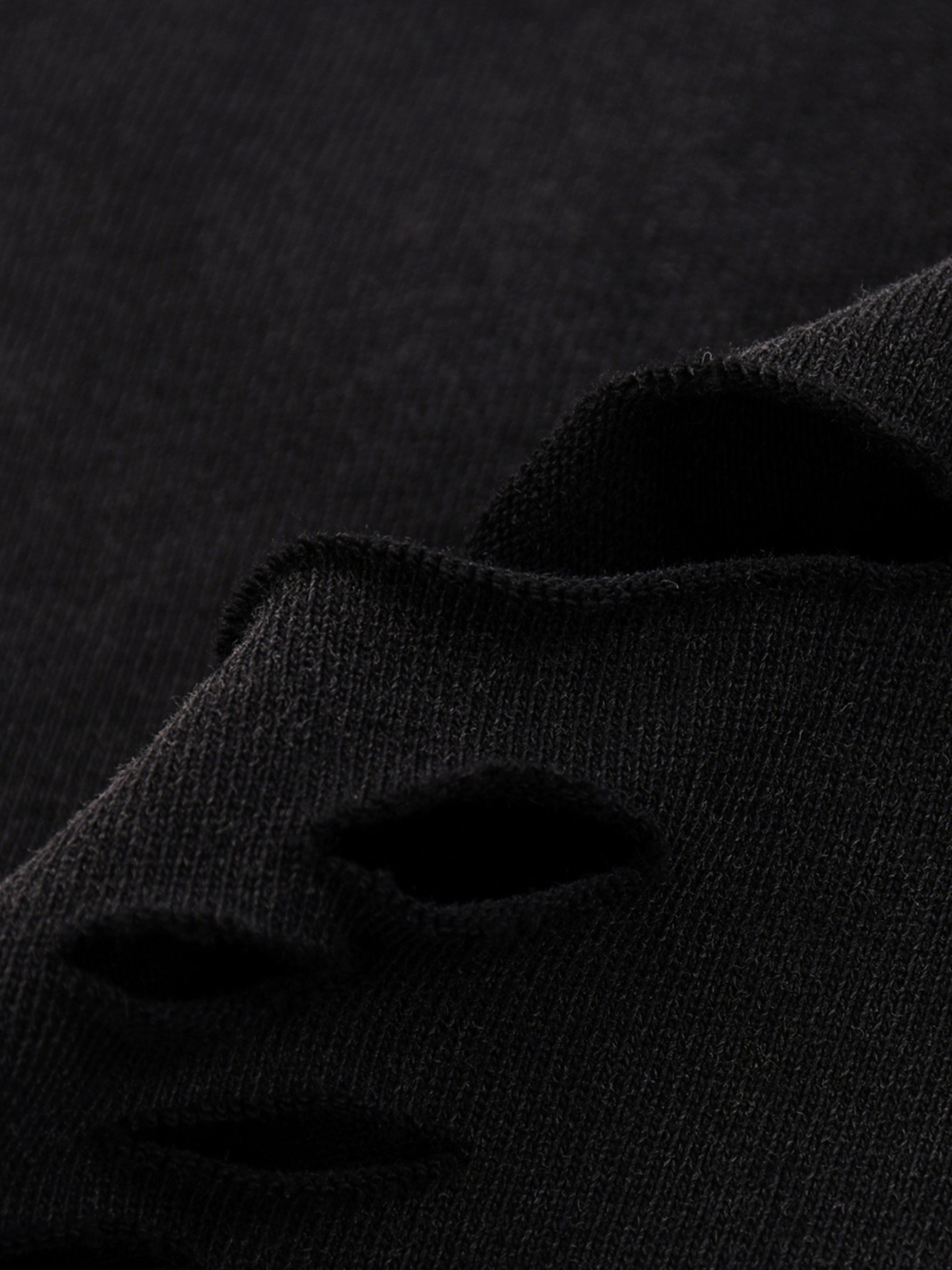 DUFFLE Gold Grillz Snow Washed Raw-Hem T-Shirt
