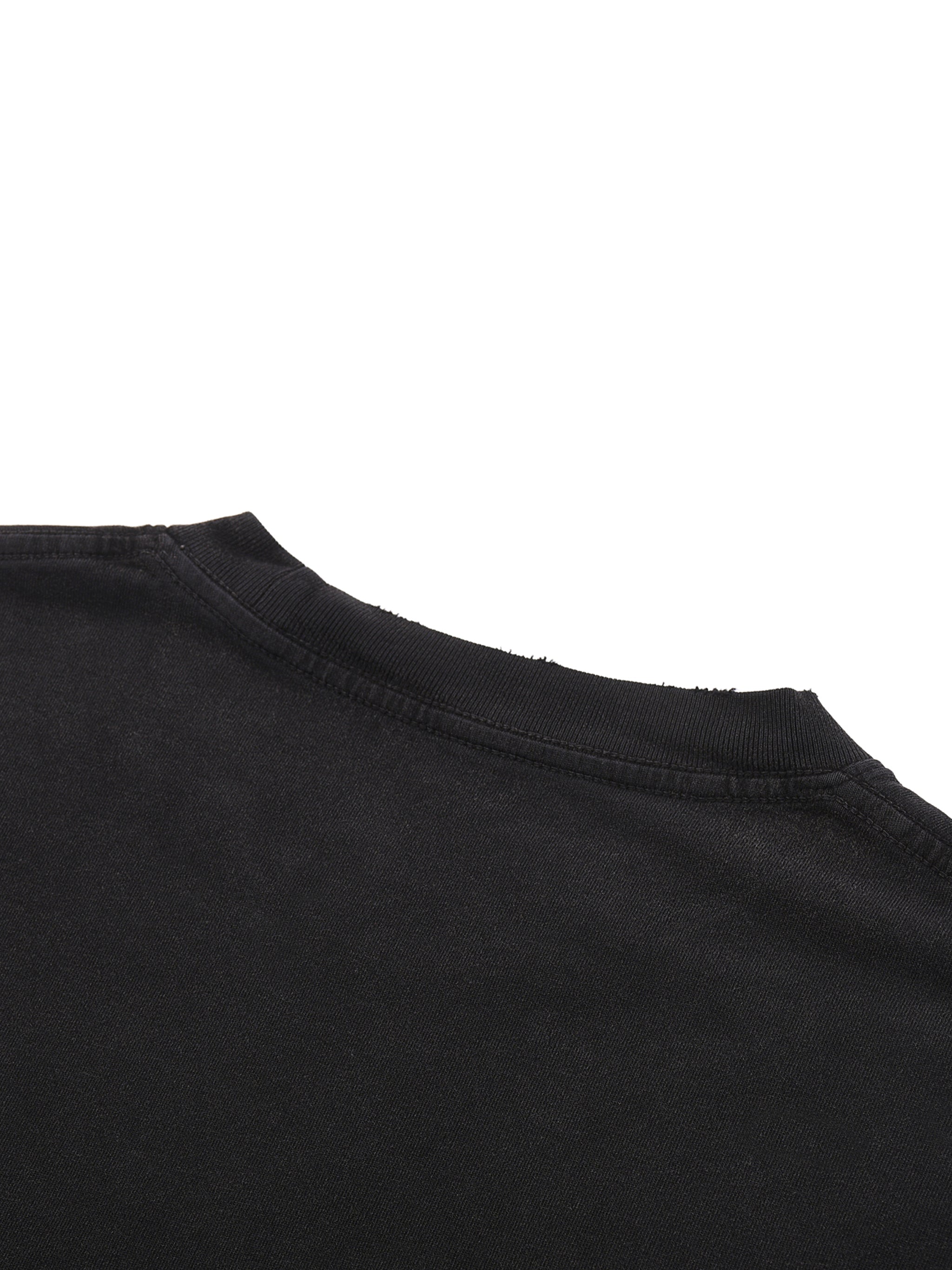 DUFFLE Gold Grillz Snow Washed Raw-Hem T-Shirt