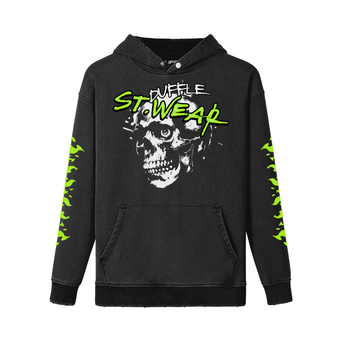 DUFFLE Snap Collar Hoodie