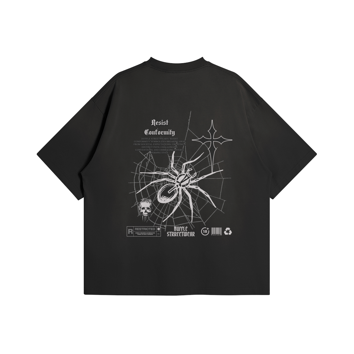Resist Conformity Drop Shoulder Boxy Tee