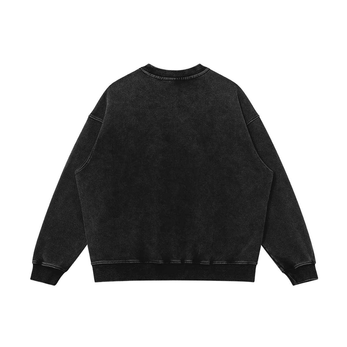 DUFFLE Varsity Slogan Oversized Washed Long Sleeve